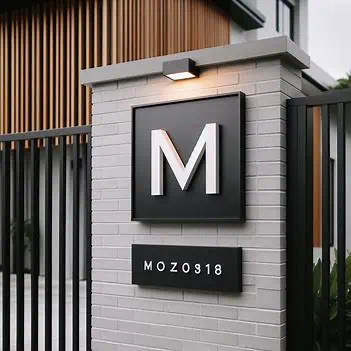 Leo House names on Letter M